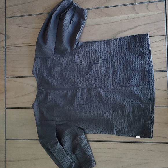 Levi's Blouse with Puff Sleeves, Black, XS NWTs - Picture 3 of 7